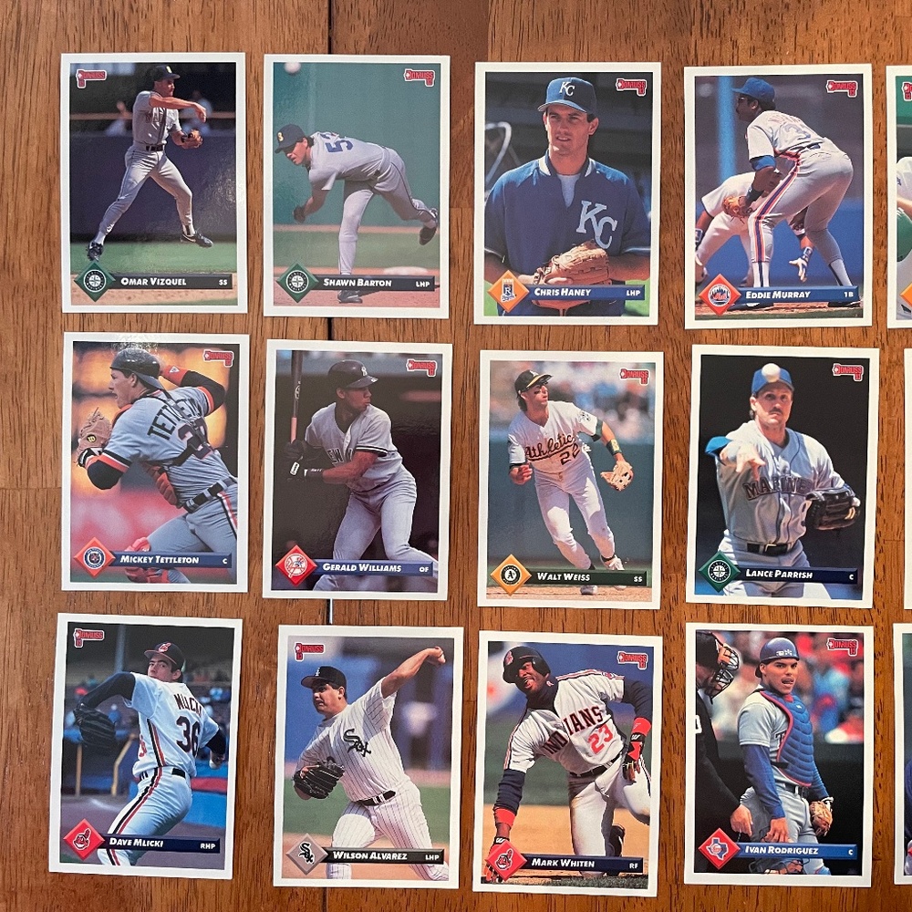 Topps 1992 Baseball Sports Training Cards Set Of 30 in Great Condition *Photos*